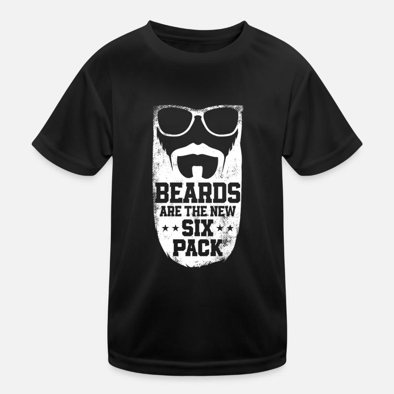 Beard Lover Bearded Man Beards Are Kids Functional T-Shirt