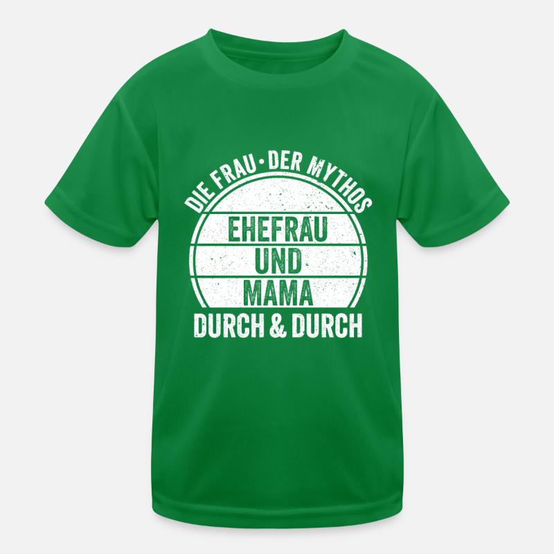 Ehefrau Mutter Mama Kinder Funktions-T-Shirt