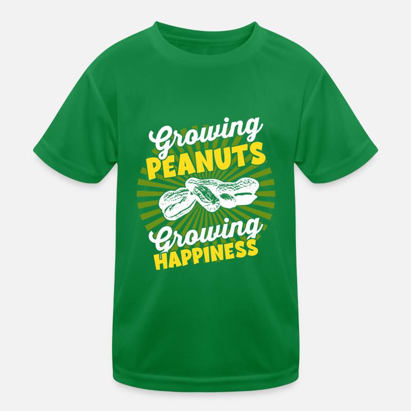 Wachsende Ernte - Farmer Harvest Peanut Kinder Funktions-T-Shirt