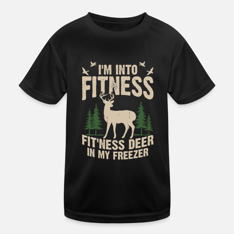 Hunting hunter deer Kids Functional T-Shirt