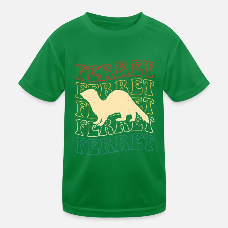 Frettchen Kinder Funktions-T-Shirt