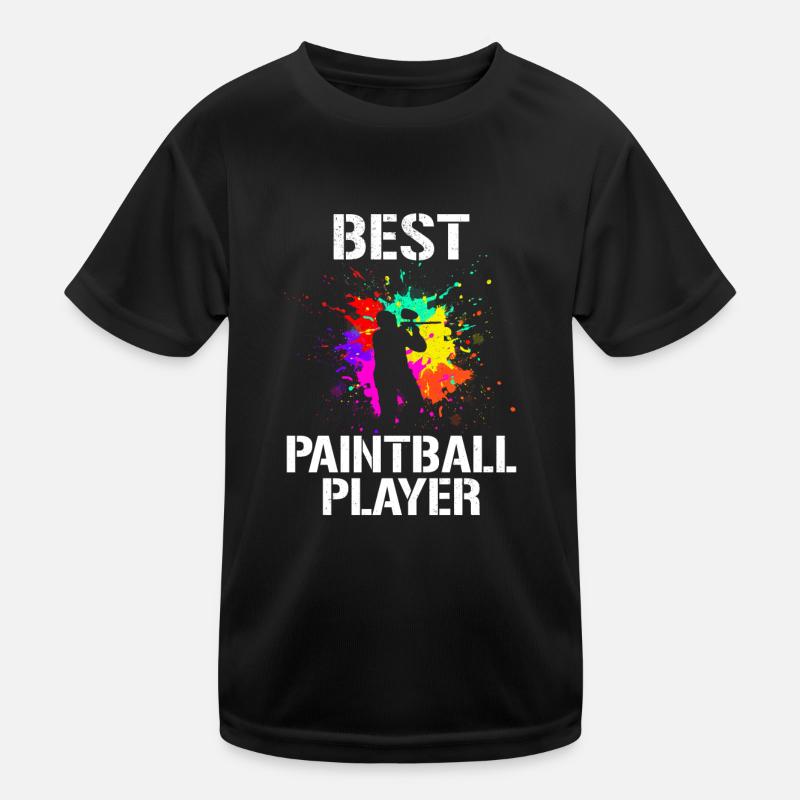 Best Paintball Player - Paintballer Paintball Kids Functional T-Shirt