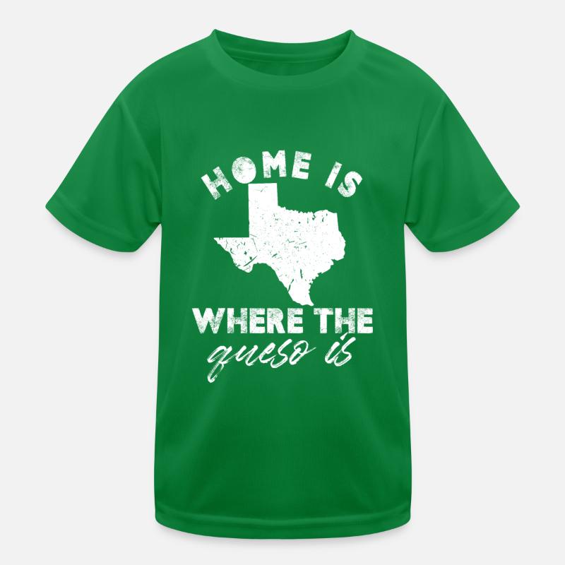 Home is where Queso is Kids Functional T-Shirt
