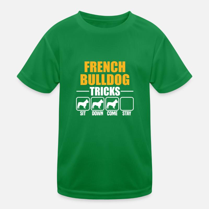 Astuces de bouledogue français T-shirt sport Enfant