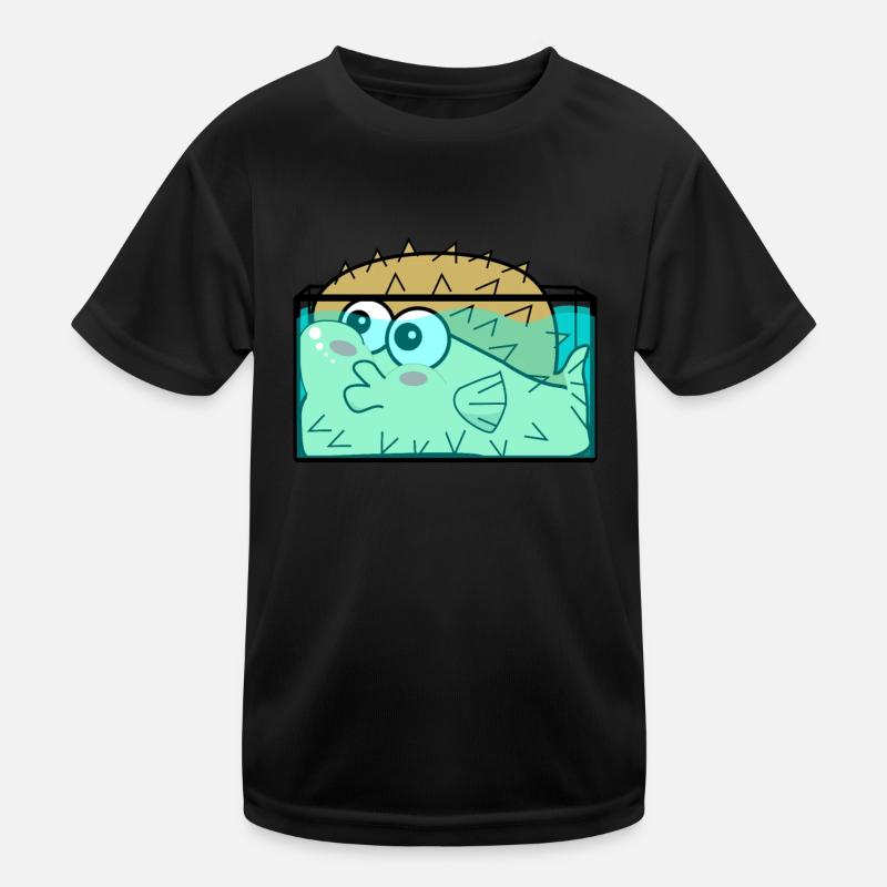 Poisson-globe dans l’aquarium Poisson-globe T-shirt sport Enfant