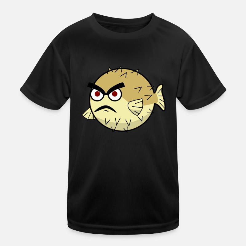 Evil pufferfish Kids Functional T-Shirt