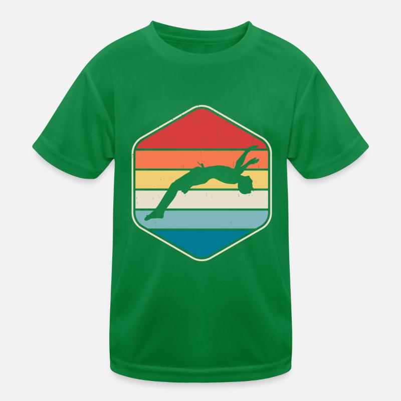 Swimming Float Kids Functional T-Shirt