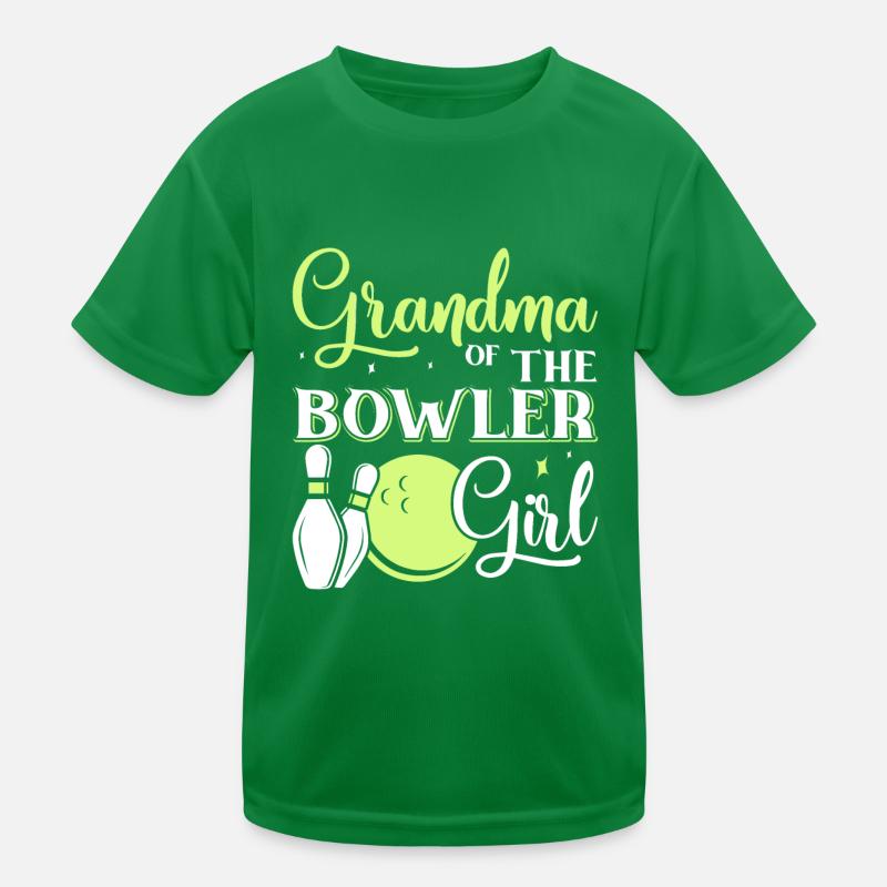 Die Großmutter Des Bowler Mädchens Kinder Funktions-T-Shirt