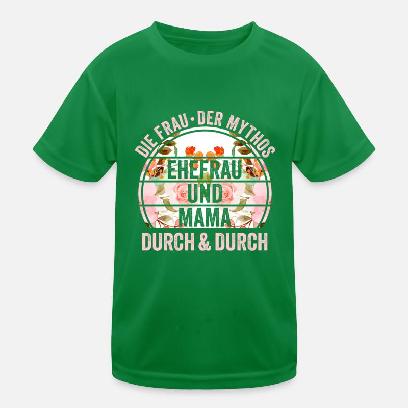 Ehefrau Mutter Mama Kinder Funktions-T-Shirt