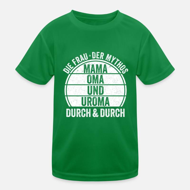 Mutter Mama Oma Kinder Funktions-T-Shirt