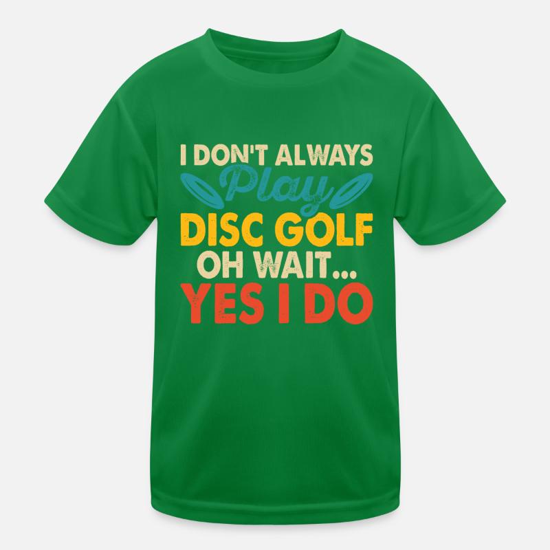 Discgolf Disc Golf Kinder Funktions-T-Shirt