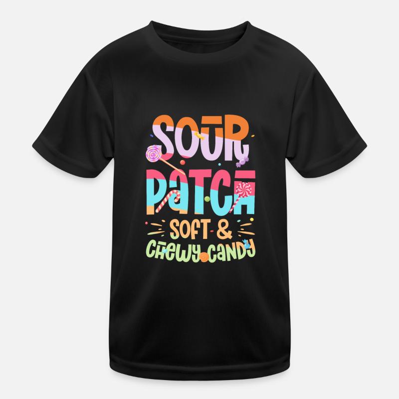 Sour Patch Soft And Candy Naschen Süßigkeiten Kids Functional T-Shirt