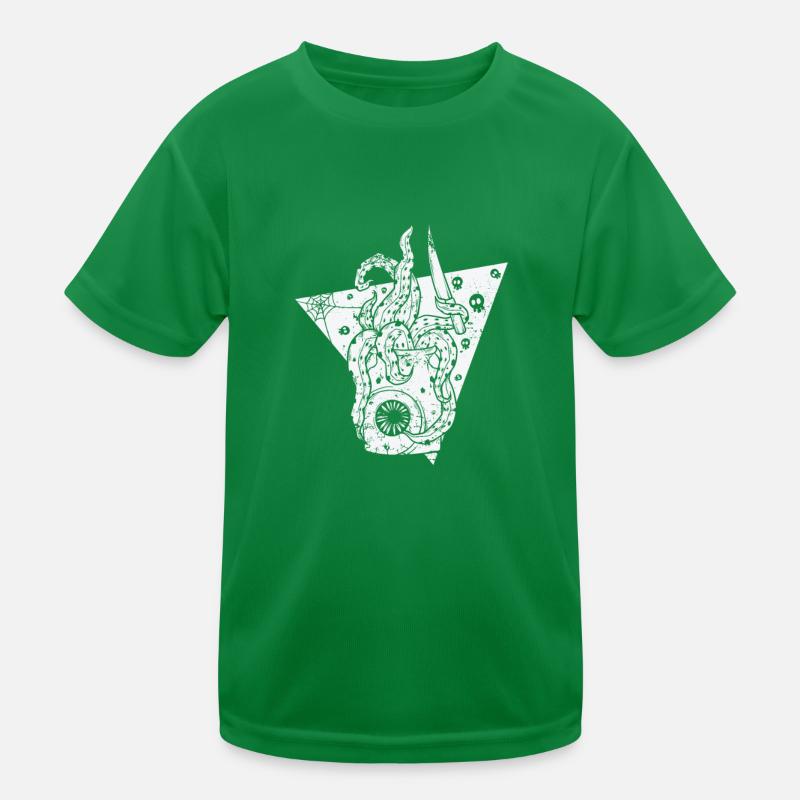 Horror Gothic Horror Melancholy Kids Functional T-Shirt