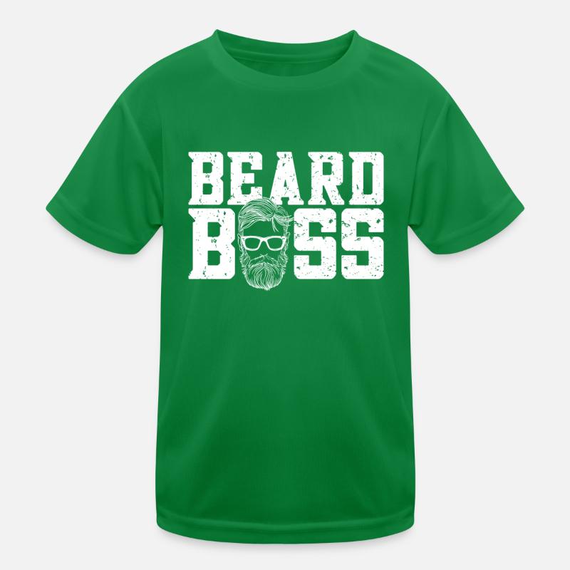 Beard Lover Bearded Man Bear Kinder Funktions-T-Shirt