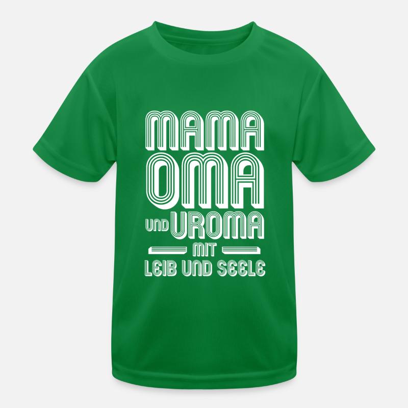 Mutter Mama Oma Uroma Kinder Funktions-T-Shirt