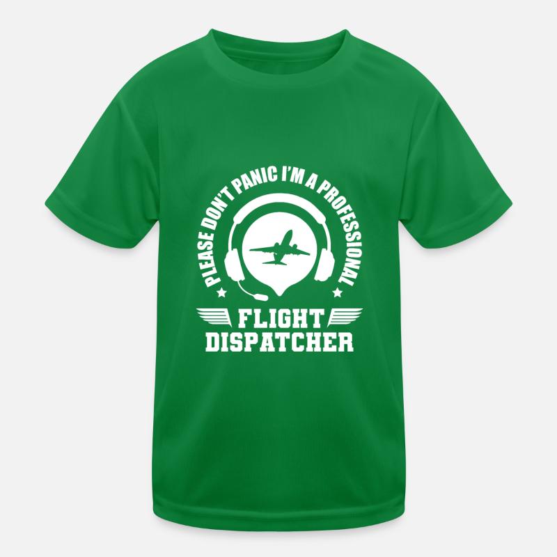 Emergency call control center operations center flight distributor Kids Functional T-Shirt