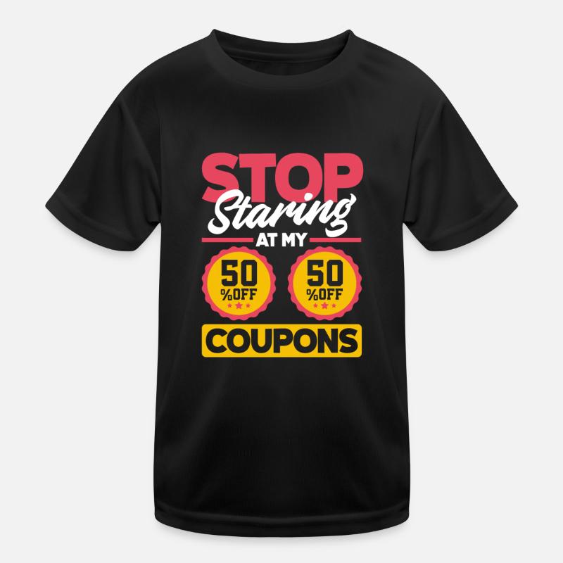Lustiges Extrem Couponing Coupon Geschenk Kinder Funktions-T-Shirt