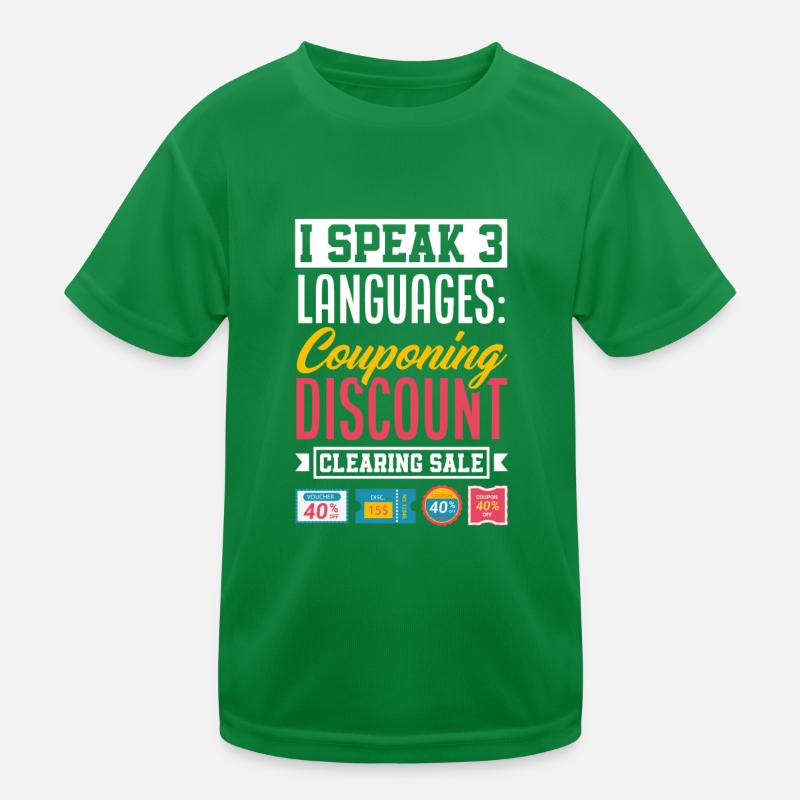 Funny Extreme Couponing Coupon Gift Kids Functional T-Shirt