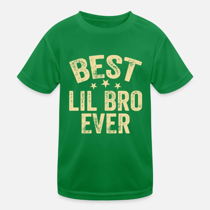 Best Little Brother Kids Functional T-Shirt