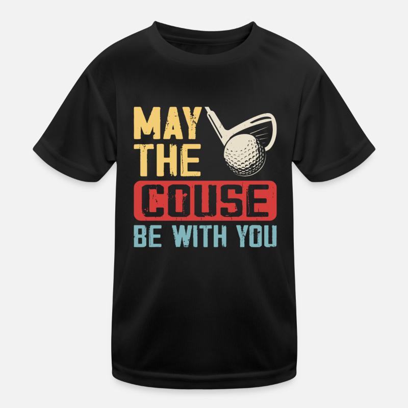 Golf Golfer Kids Functional T-Shirt