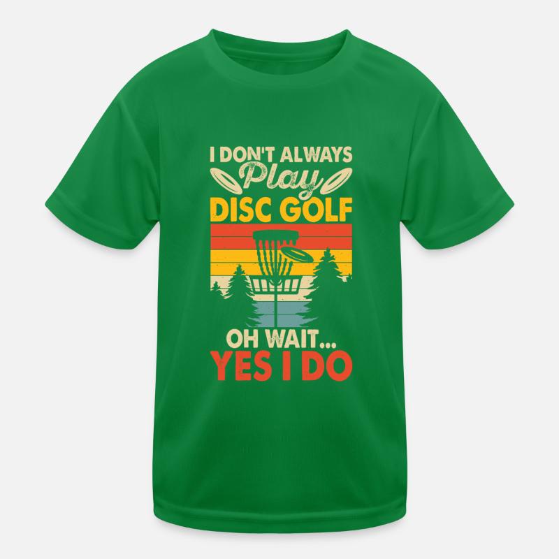 Discgolf Disc Golf Kinder Funktions-T-Shirt