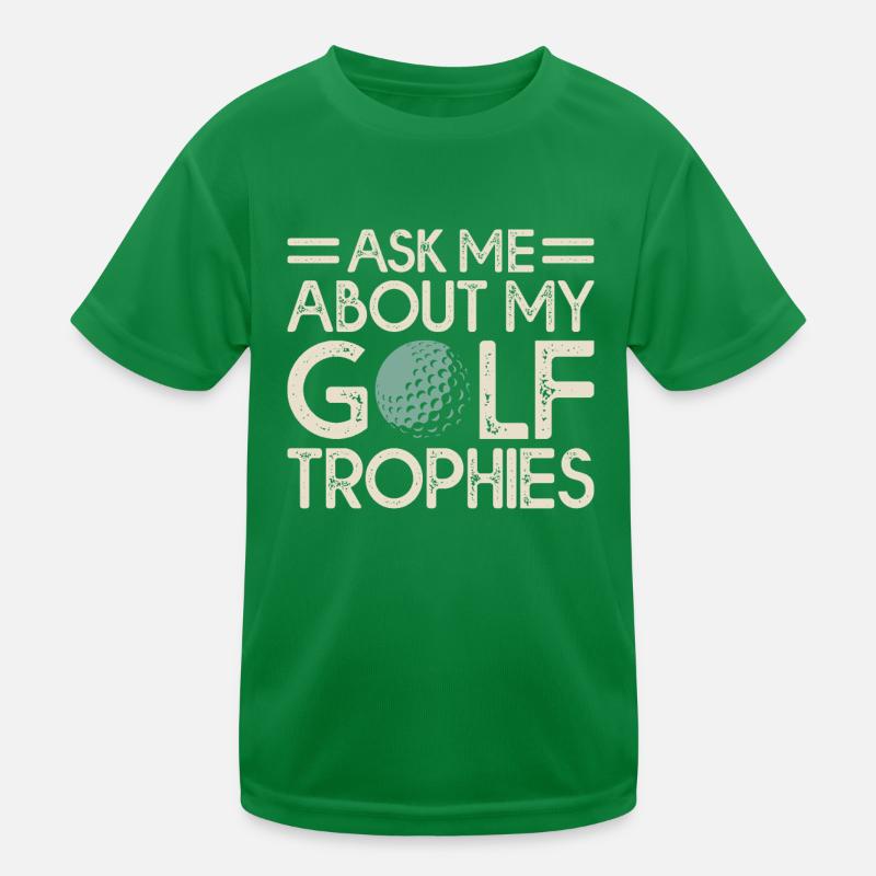 Golf Golfer Kids Functional T-Shirt