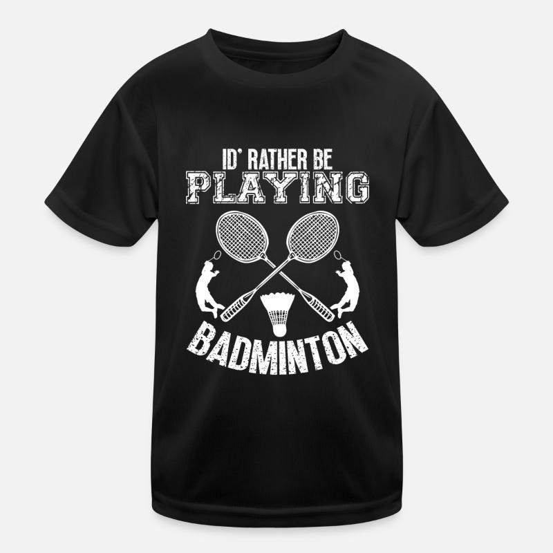 Ich Spiele Lieber Badminton Kinder Funktions-T-Shirt