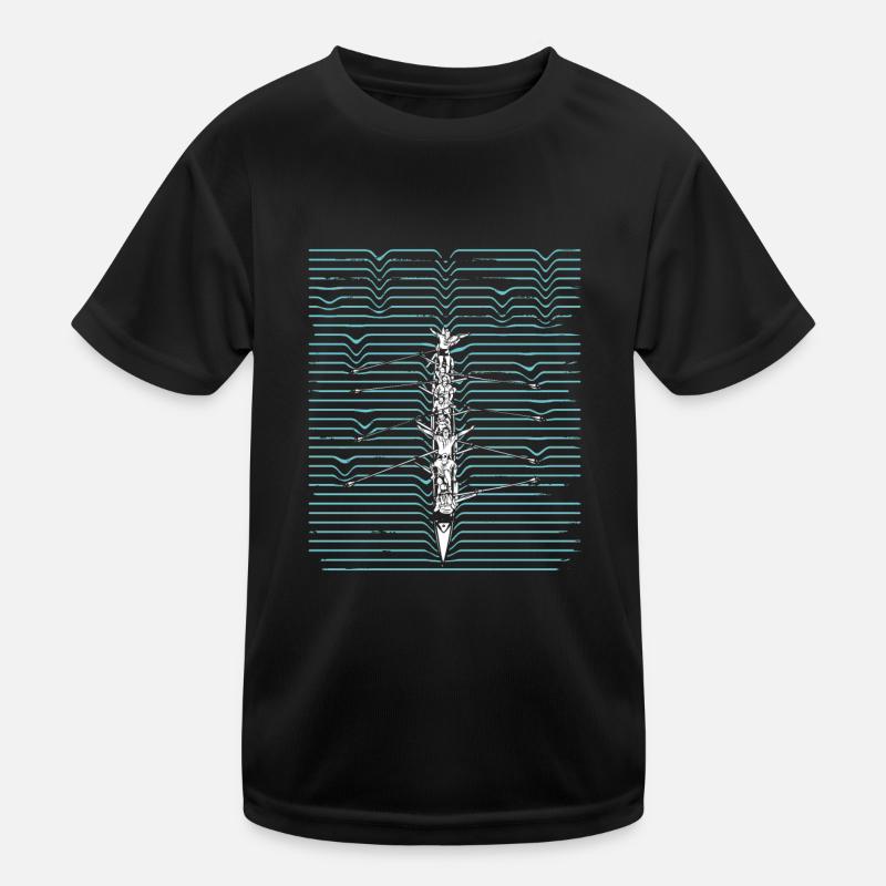 Welle Der Rudermannschaft Kinder Funktions-T-Shirt