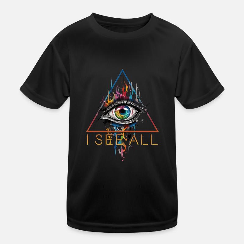 I See All - All-Seeing Eye Kids Functional T-Shirt