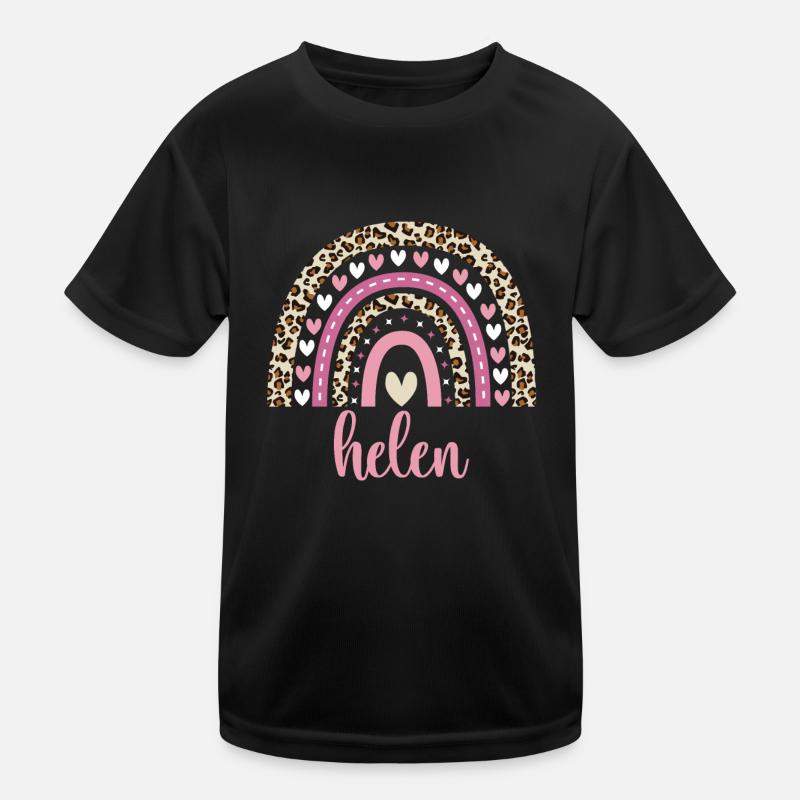 Helen Regenbogen Name Geburtstag Helen Kinder Funktions-T-Shirt
