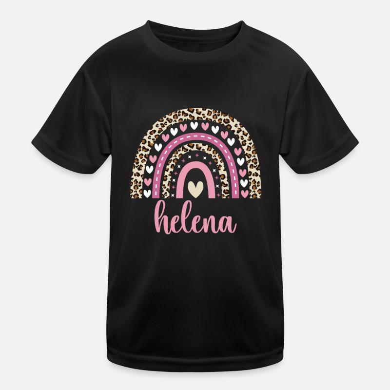 Helena Regenbogen Name Geburtstag Helena Kinder Funktions-T-Shirt