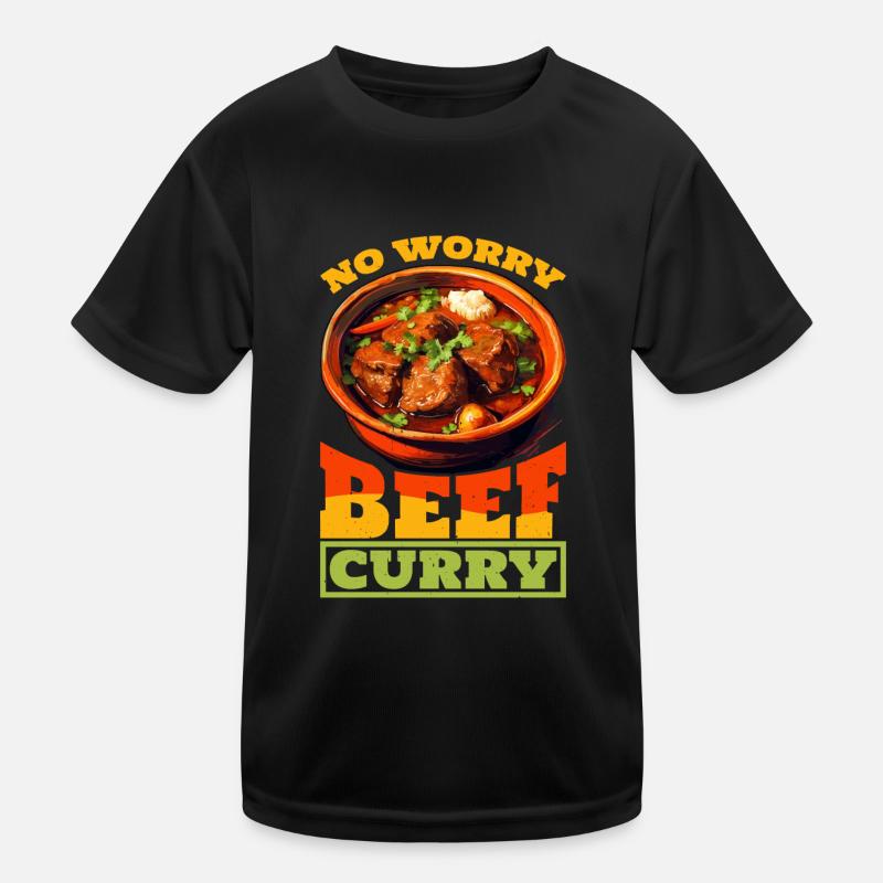 Pas de souci Curry de bœuf 4 T-shirt sport Enfant