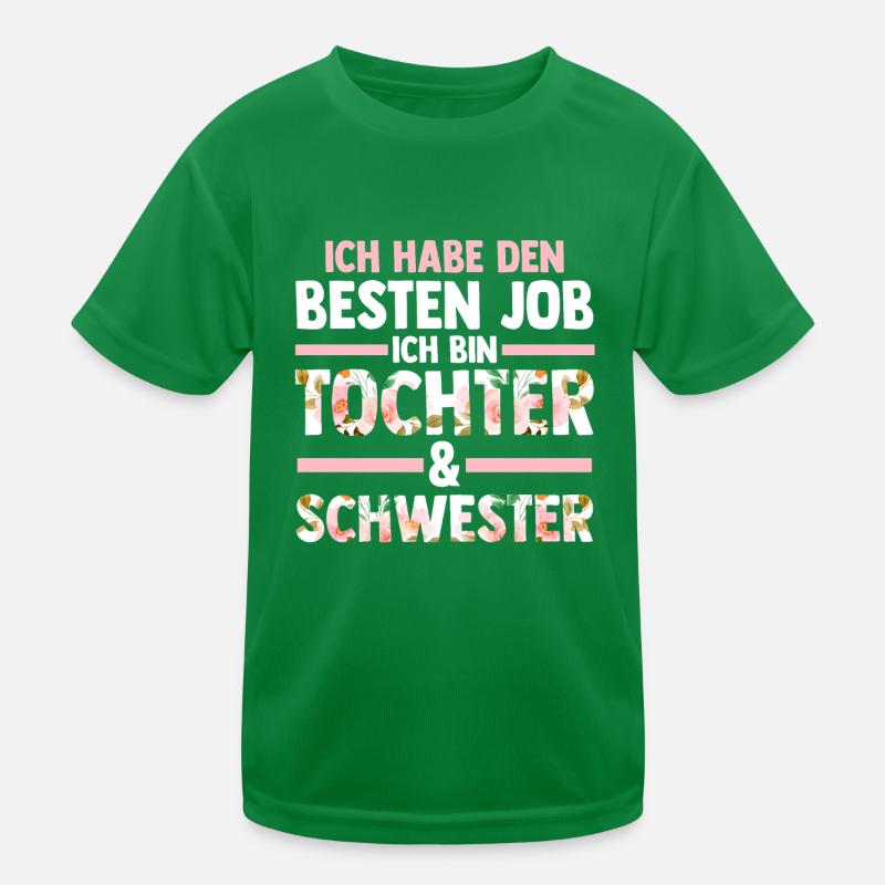 Tochter Schwester Kinder Funktions-T-Shirt