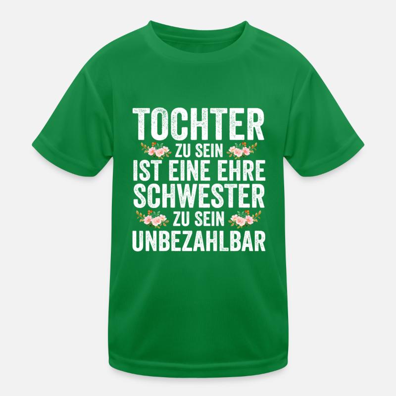 Tochter Schwester Kinder Funktions-T-Shirt