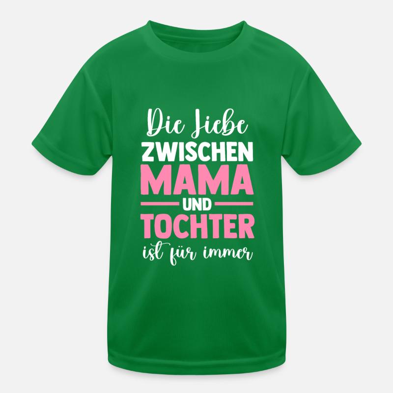 Mutter Muttertag Tochter Mama Kinder Funktions-T-Shirt