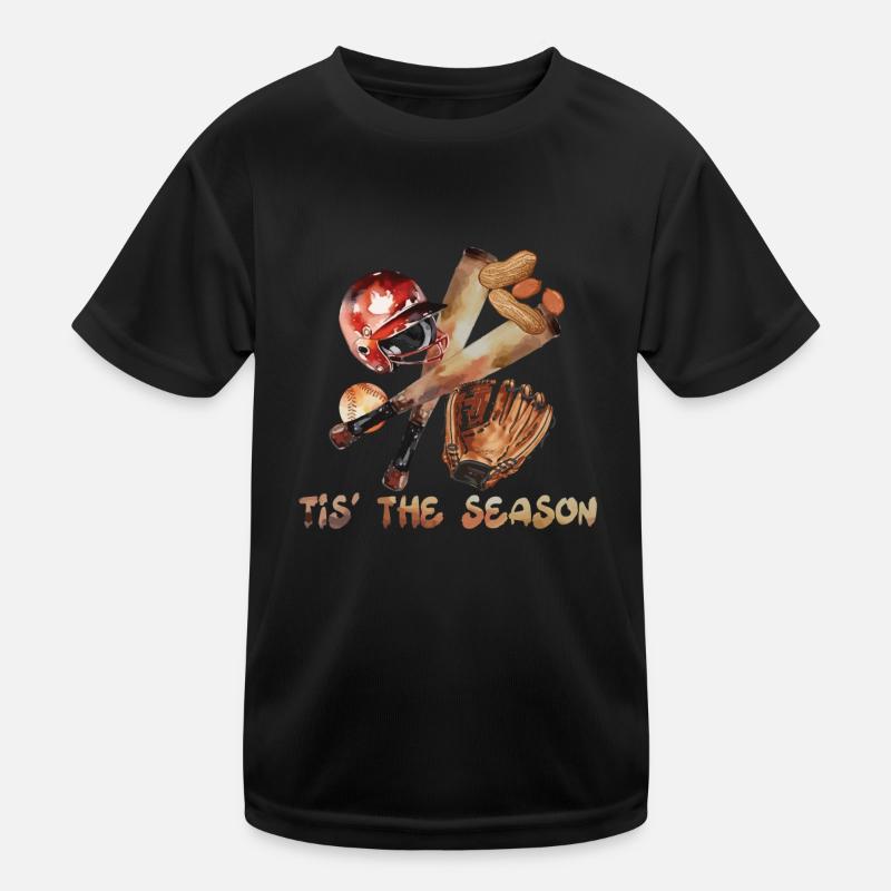 La saison Baseball Peanut Case Casque T-shirt sport Enfant