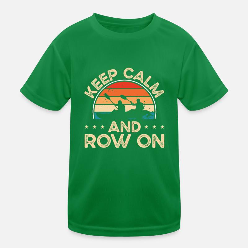 Restez calme et continuez à ramer T-shirt sport Enfant