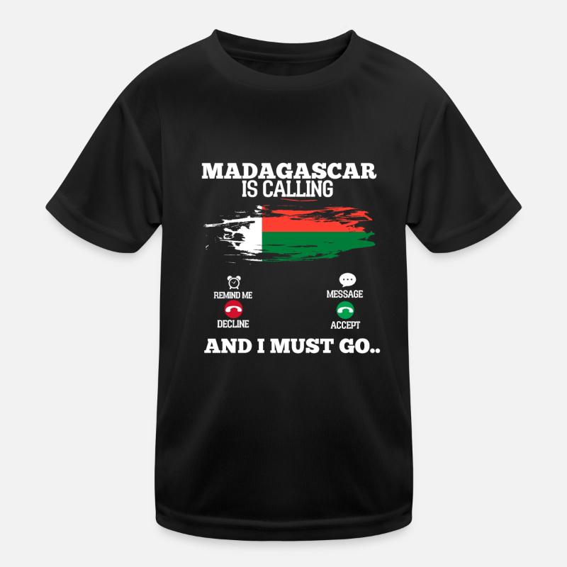 Madagaskar Kinder Funktions-T-Shirt