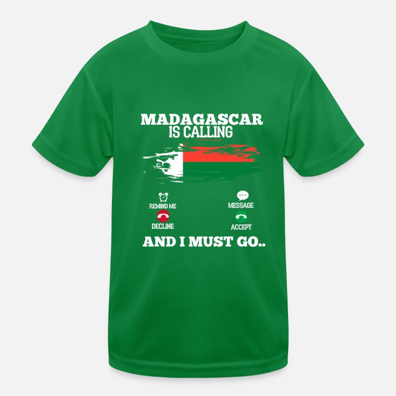 Madagaskar Kinder Funktions-T-Shirt