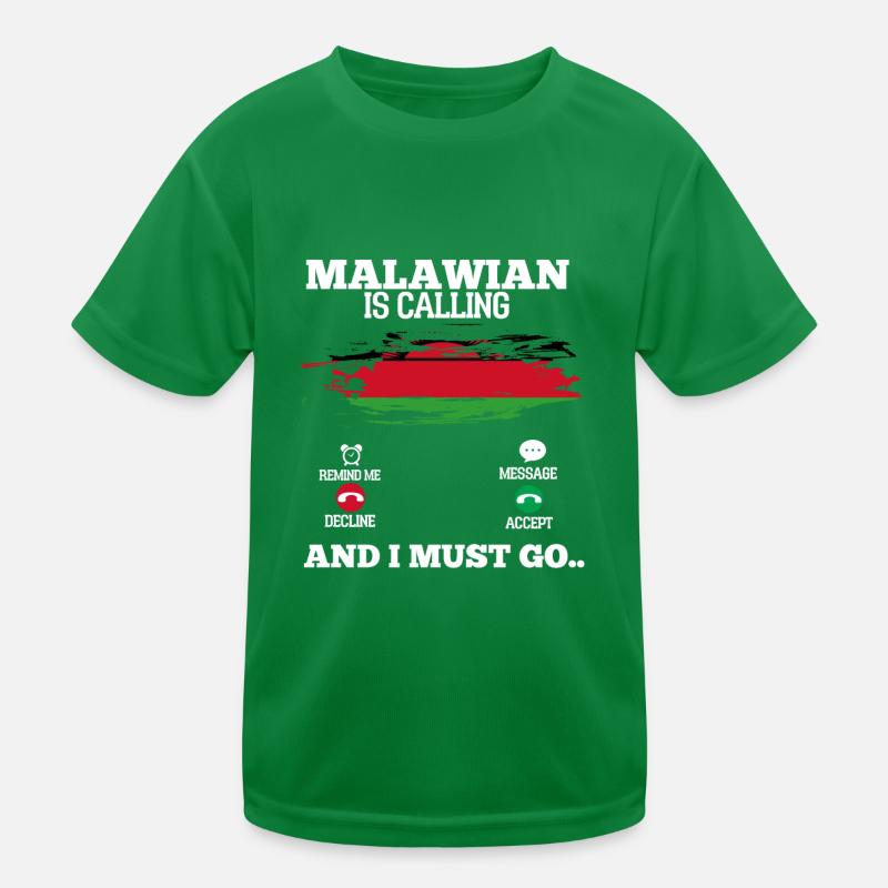 Malawi Kinder Funktions-T-Shirt