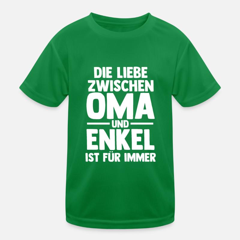 Großmutter Enkelin Oma Kinder Funktions-T-Shirt