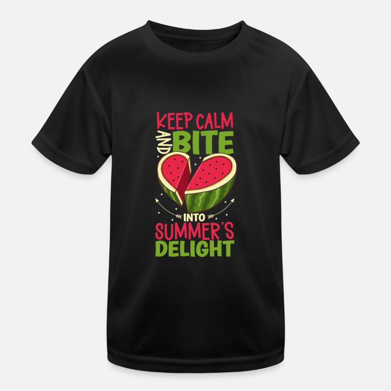 Watermelon Funny Fruit Funny Saying Kids Functional T-Shirt