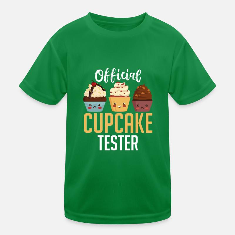 Baker Pastry Chef Baking Cool Official Cupcake Tes Kinder Funktions-T-Shirt