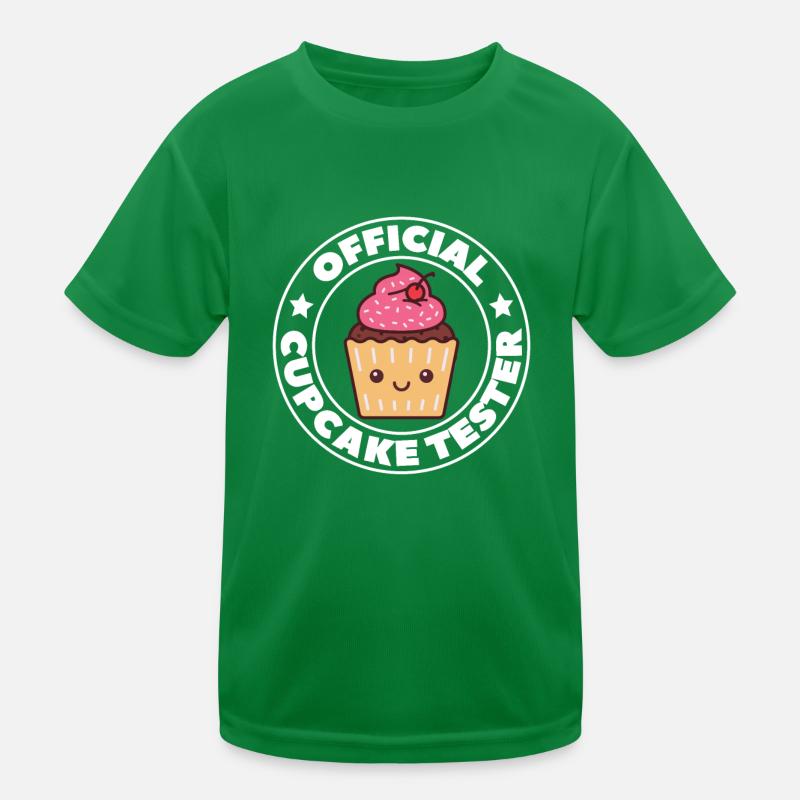 Official Cupcake Tester Baking Cute Baker Pastry C Kids Functional T-Shirt