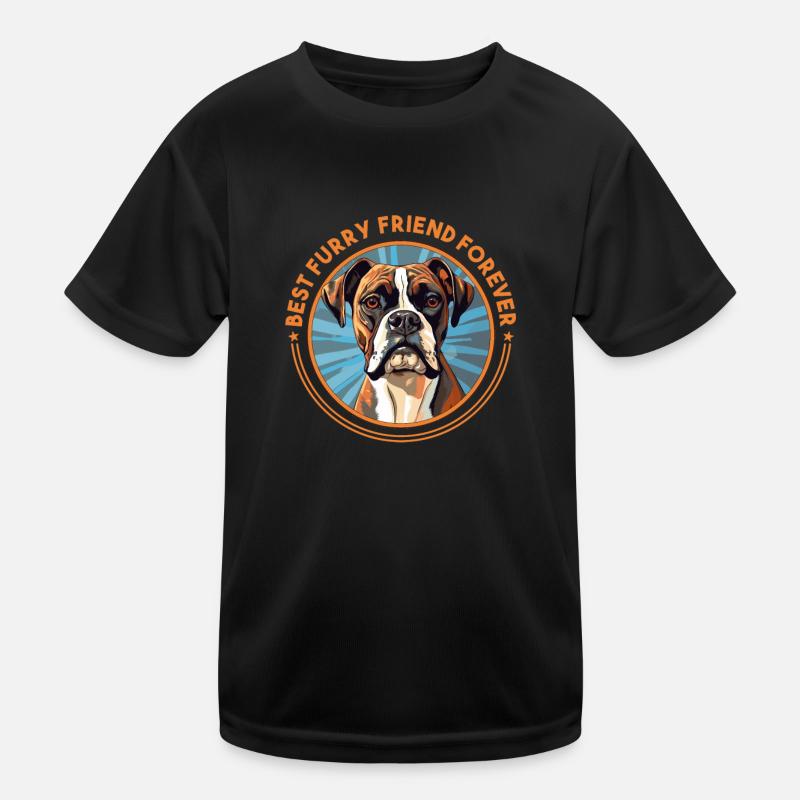 Boxer-Hunderasse Hundehalter lustige Sprüche Kinder Funktions-T-Shirt