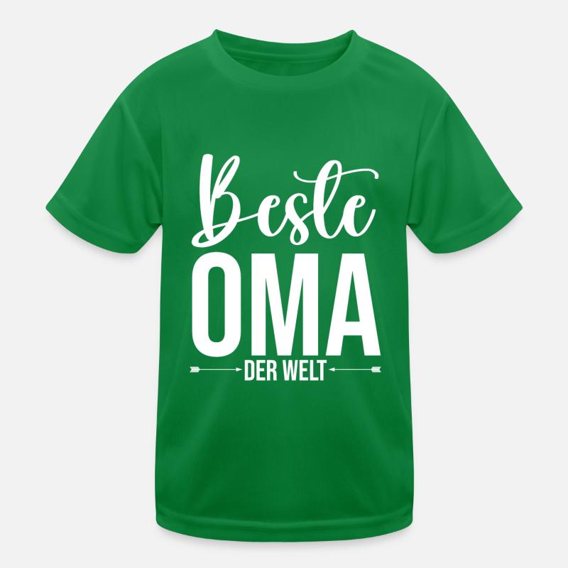 Großmutter Beste Oma Kinder Funktions-T-Shirt