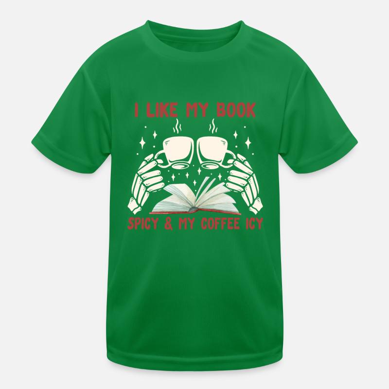 Book Lover Book Reader Coffee Lover T-shirt sport Enfant