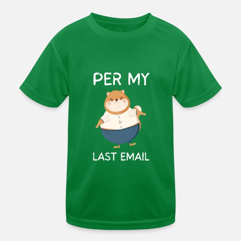 Bureau sarcastique - Par mon dernier e-mail T-shirt sport Enfant