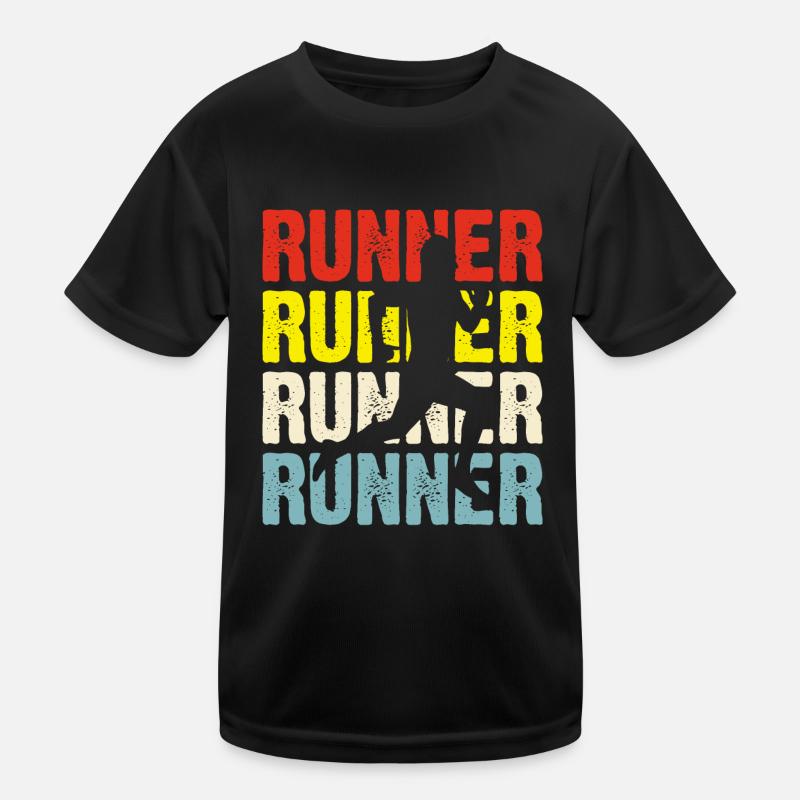 Jogging, course à pied, marathon T-shirt sport Enfant
