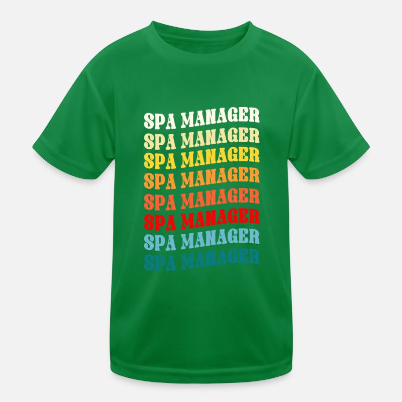 Spa Manager Kids Functional T-Shirt